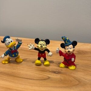 3 disney characters vintage figures